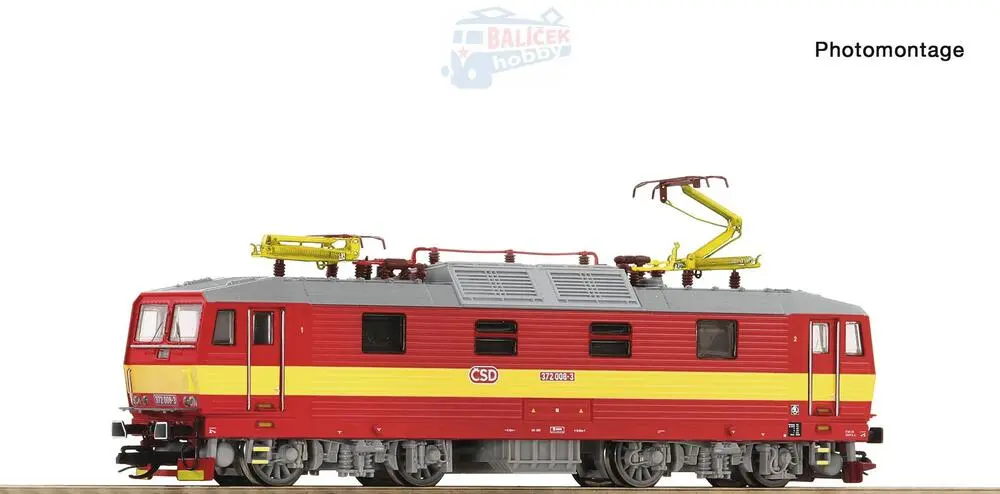 TT - elektrická lokomotiva Bastard 372 008-3, ČSD