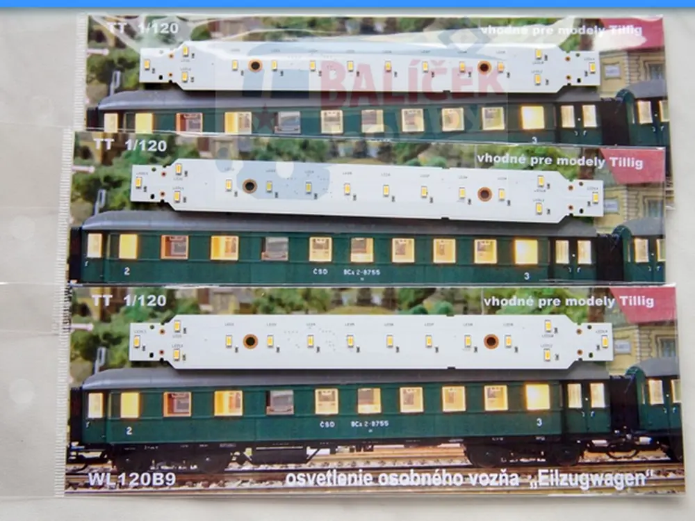 Osvětlení vozu TT Eilzugwagen - Peli