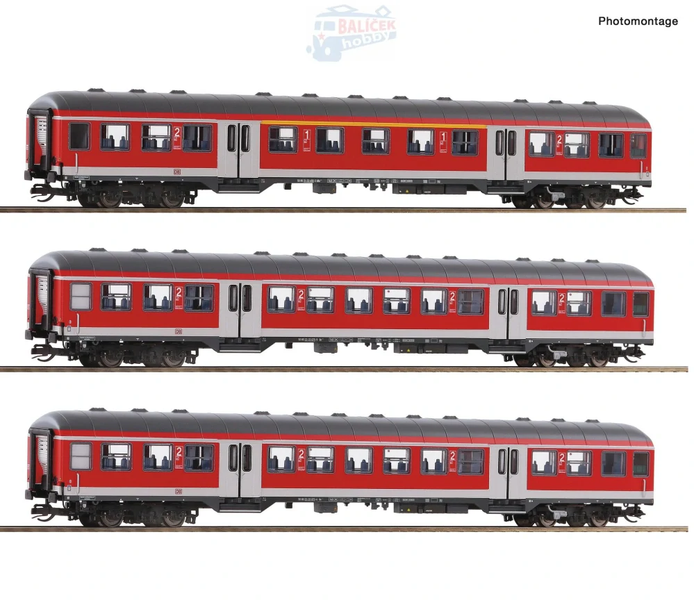 6280021 Roco - TT - 3 osobní vozy DB AG