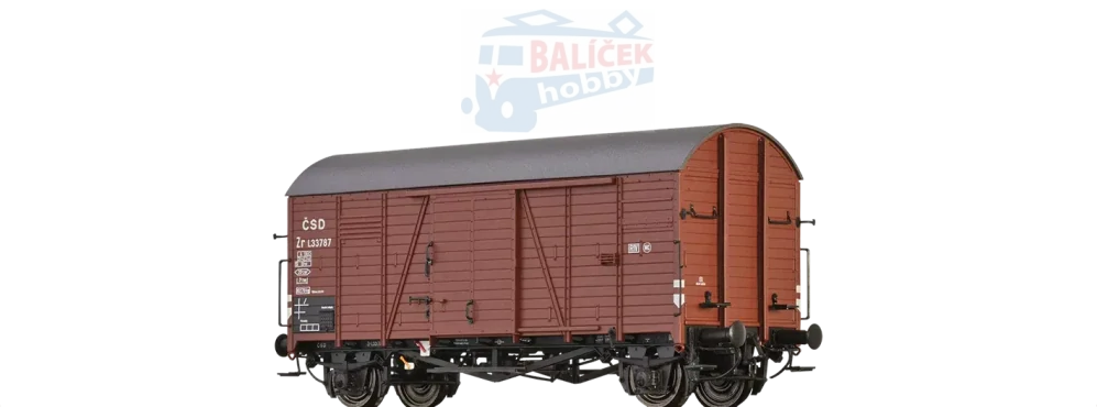 H0 - Krytý nákladní vůz Ndk ČSD, Zr, ep. III