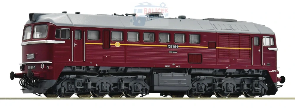 HO - Diseloá lokomotiva "SERGEJ" BR 120, DR