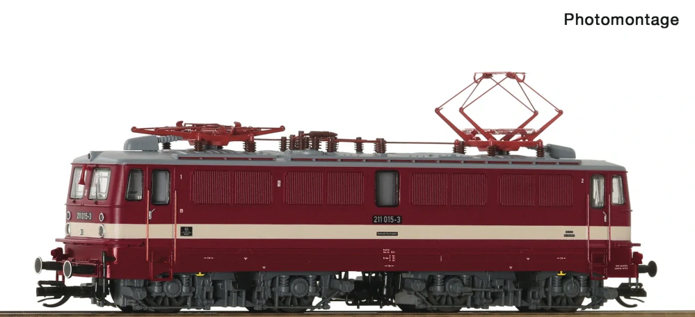 TT - DCC/ZVUK Elektrická lokomotiva 211 015-3 DR