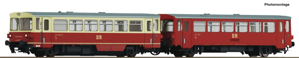 TT - Motorový vůz M152 + přípojný vůz DR