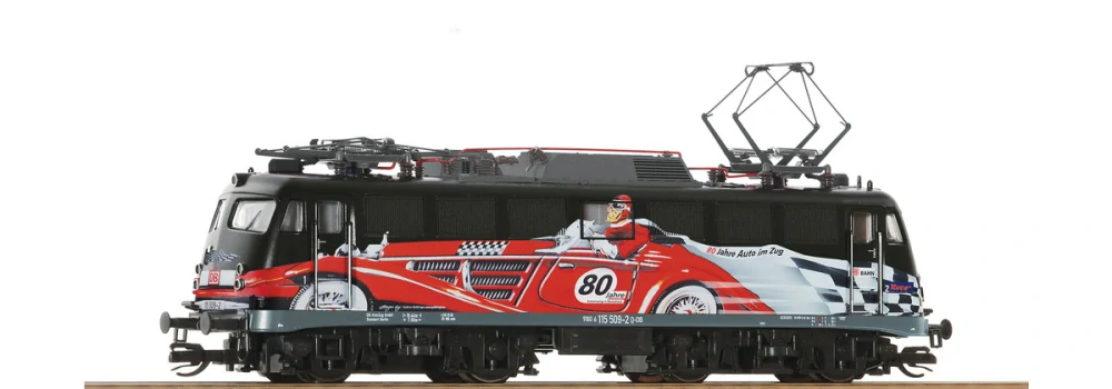 TT - Elektrická lokomotiva 115 509-2 „80 let Autozug“ DB
