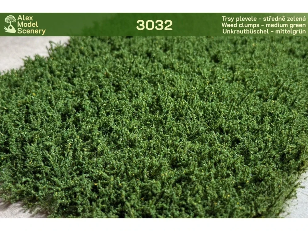 Trsy plevele - středně zelená - AMS-3032