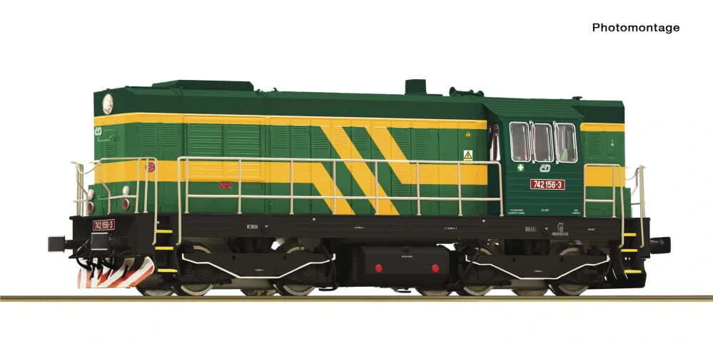 H0 - Dieselová lokomotiva 742 156-3 ČD/ZVUK
