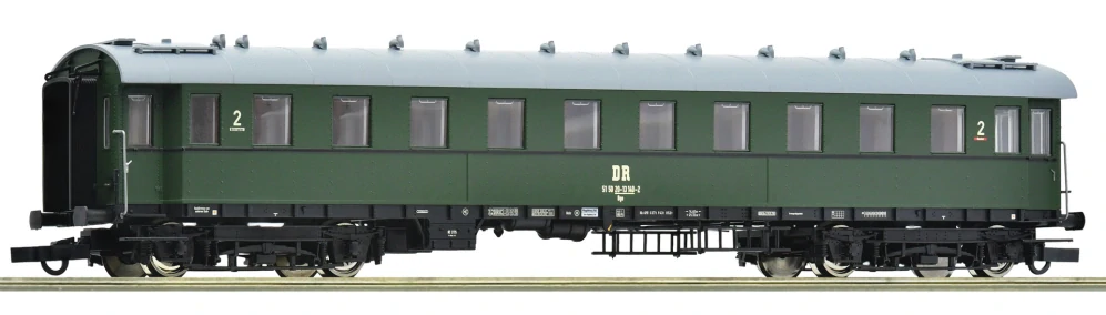H0 - Rychlíkový vůz 2. třídy, DR
