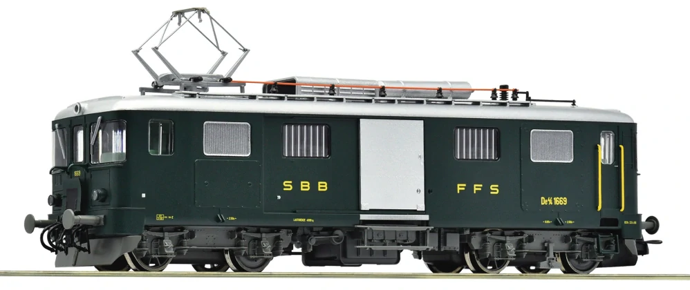 H0 - elektrický zavazadlový vůz De 4/4 1669
