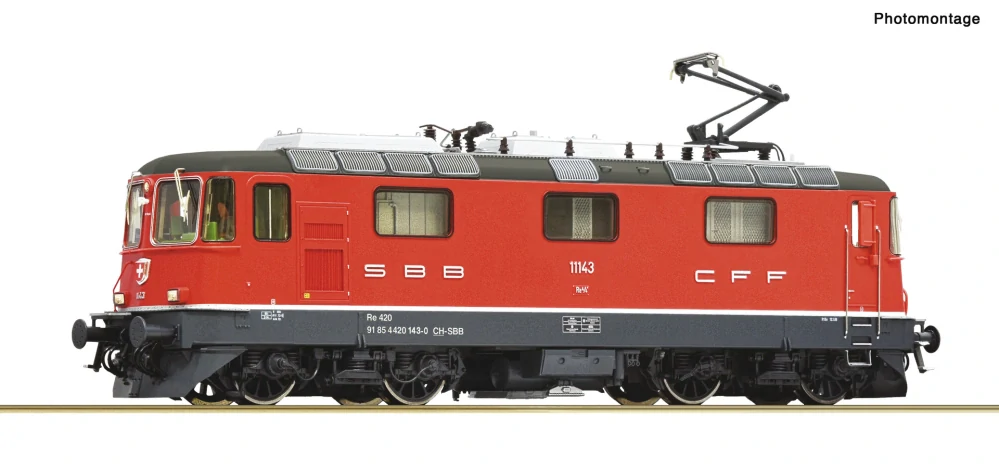 H0 - DCC/ZVUK Elektrická lokomotiva Re 4/4 SBB