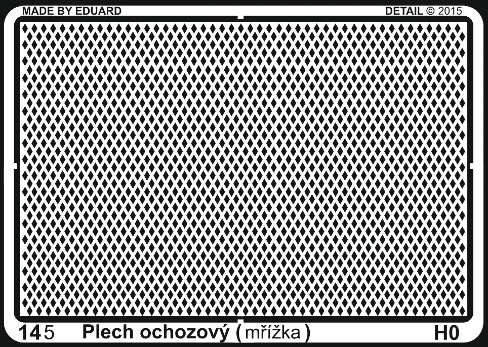 H0 - Plech ochozový (mřížka)