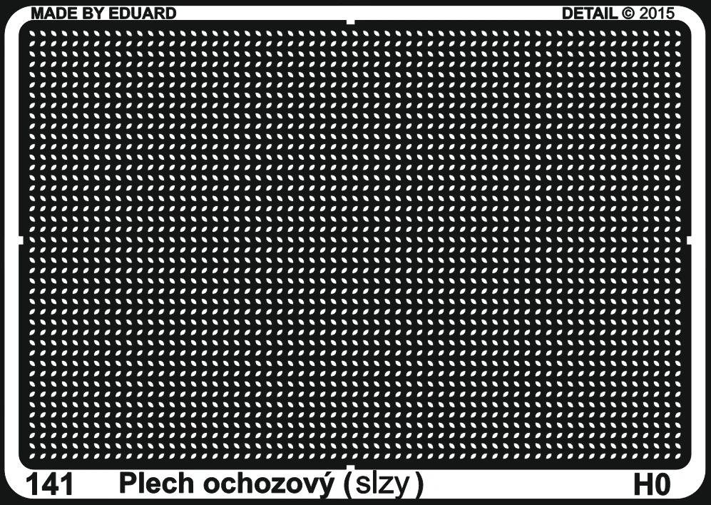 H0 - Plech ochozový (slzy)