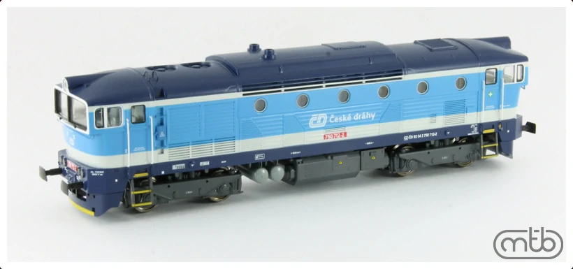 H0 - Lokomotiva 750 712 ČD Brejlovec