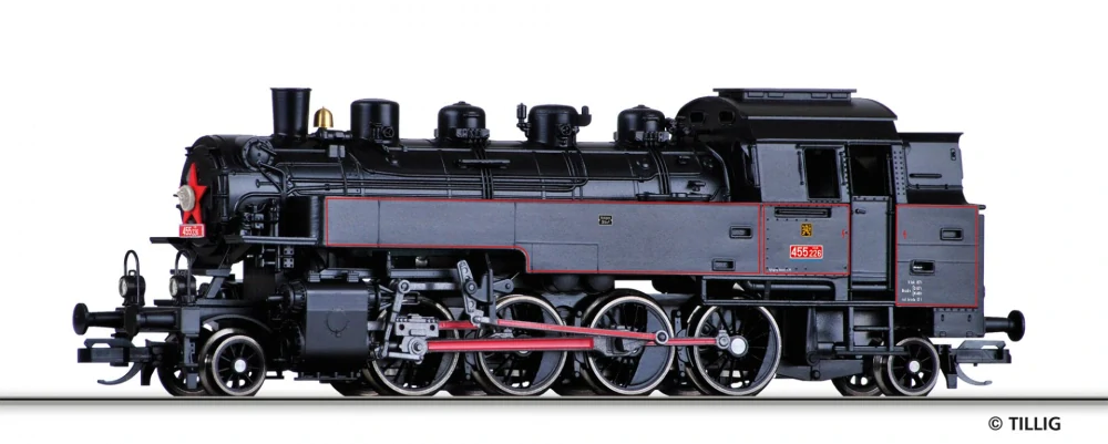 TT - Parní lokomotiva ČSD řady 455.2, ep.III