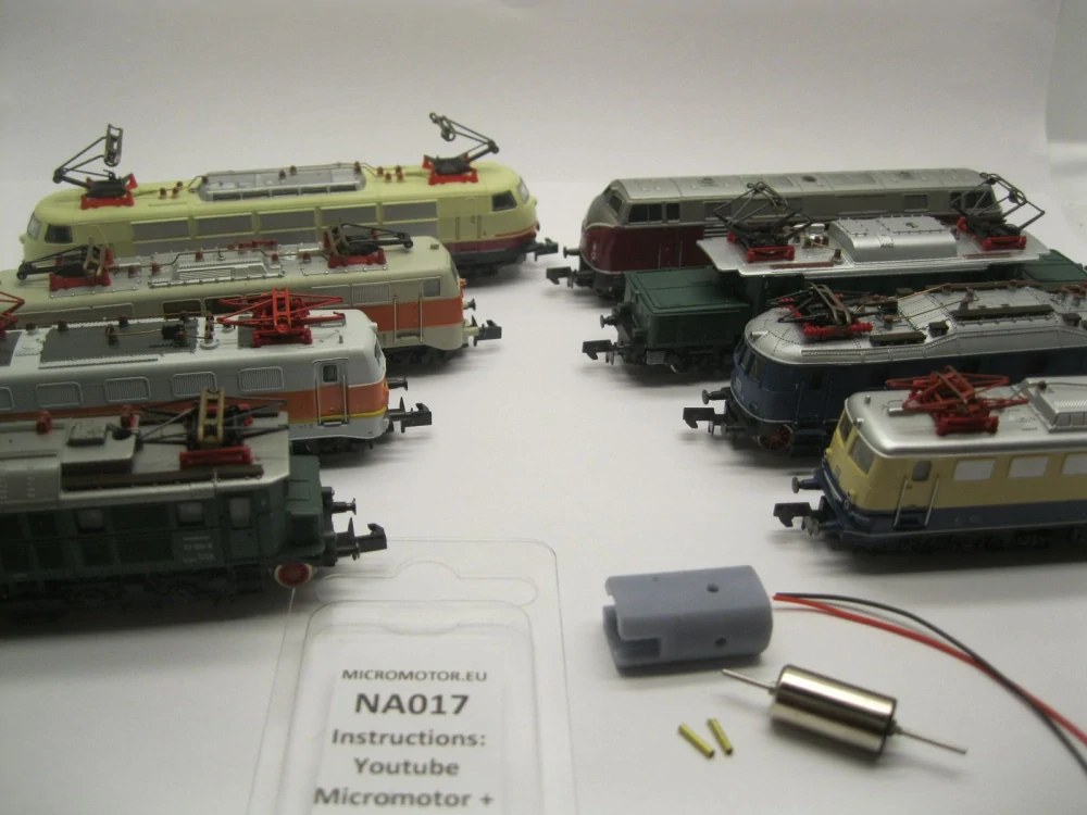 Arnold BR 220, BR 221, Am 4/4, BR 194, E94, BR 254, BR 110, BR 140, E40, BR 141, E41, Rh 1020, Rh 1042, Rh 1118, BR 103.1, BR 150, BR 117, E17, BR 118, E18, BB 25000, US GG1