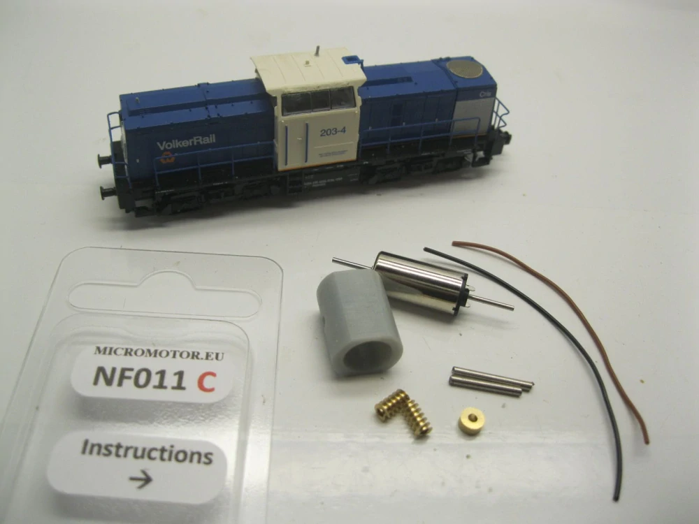 Flm V110, DR 110-112, 114, DB 203-204, RRF/BAM 20, Spitzke , Volker Rail, Railion 204, SBB 203