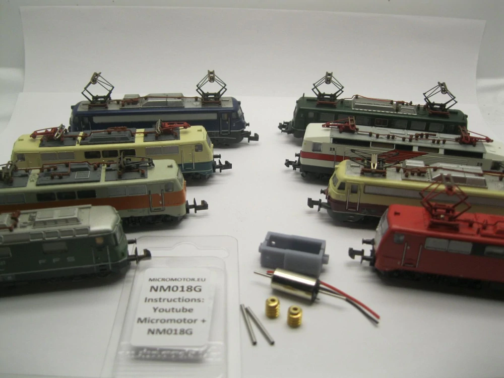 Minitrix DB E10, BR 110, E40, BR 140, BR 139, BR 111, BR 143, DR BR 112, 114, 212, 243, SBB Re 4/4 BLS Re 420