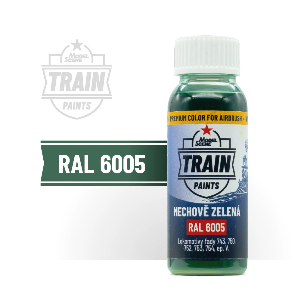 MS Train Paints - RAL 6005 Mechově zelená (30 ml)