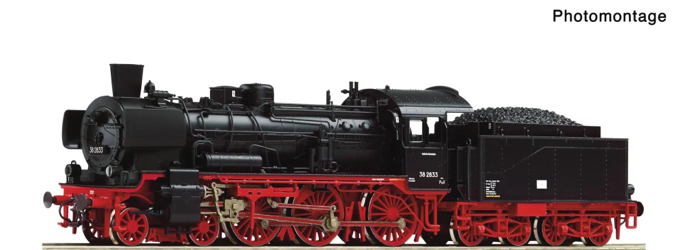TT - DCC/ZVUK Parní lokomotiva BR 38 DR