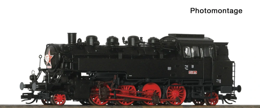 TT - DCC/ZVUK Parní lokomotiva řady 455.2 ČSD