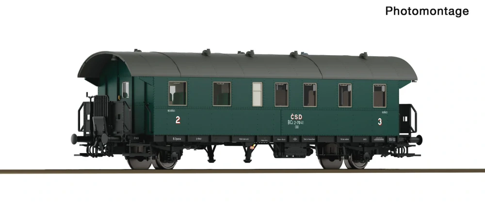 TT - Osobní vůz BCi 2./3. tř. ČSD