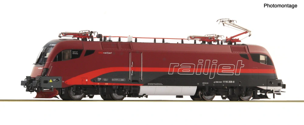 TT - Elektrická lokomotiva Rh 1116 Railjet ÖBB