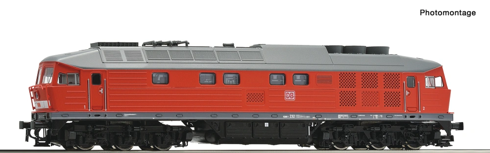 TT - DCC/ZVUK Dieselová lokomotiva BR 232 DB-AG