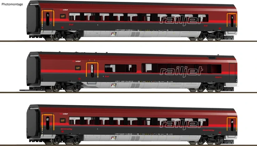 TT - doplňující sada vozů Railjet ÖBB, ep. VI