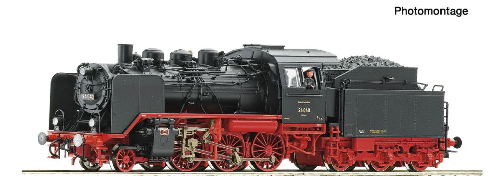 H0 - DCC/ZVUK Parní lokomotiva 24 040, DRG