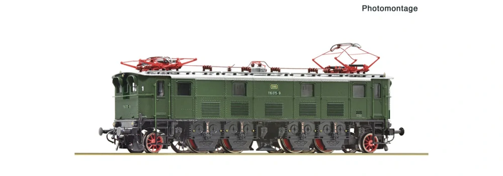 H0 - DCC/ZVUK Elektrická lokomotiva 116 015-9, DB