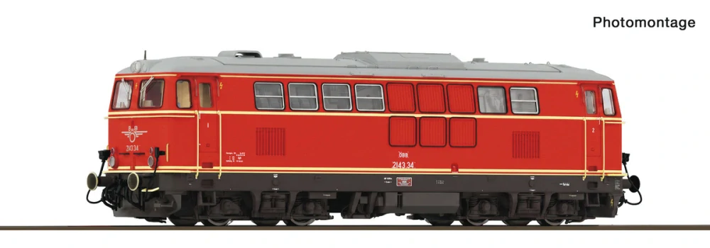 H0 - Dieselová lokomotiva 2143.34, ÖBB