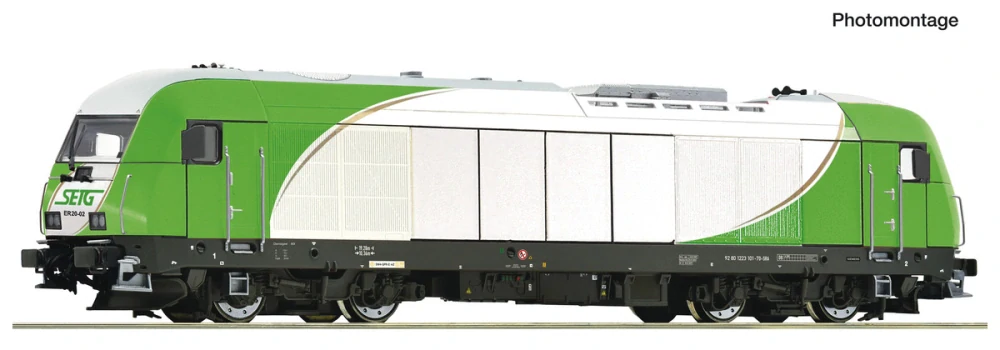 H0 - DCC/ZVUK Dieselová lokomotiva 223 101-7, SETG