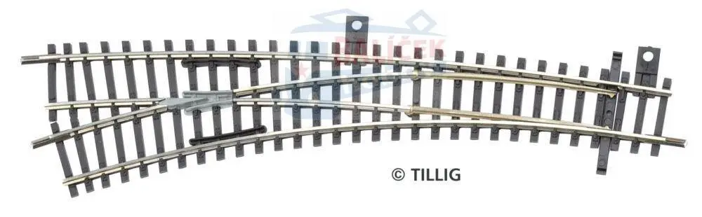 83364 Tillig TT Bahn - IBW levá- oblouková výhybka levá