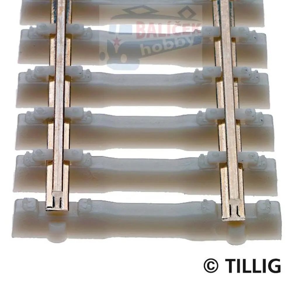 83134 Tillig TT Bahn - Flexi kolej s betonovými pražci, cca. 500 mm dlouhá