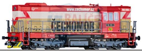 02758 Tillig TT Bahn - Dieselová lokomotiva řady 740, „ČECHOMOR“, KDS s.r.o. Kladno