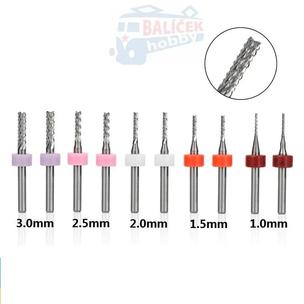 Sada frézek 1 - 3 mm