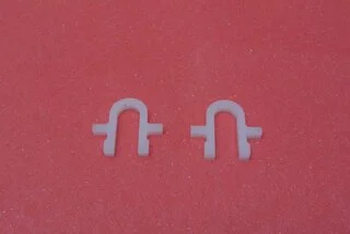 D2, KaModel držák podvozku pro TT BTTB/Zeuke E499, YC1, E42, E11, BR211, BR242, HO PIKO BR120, 2ks