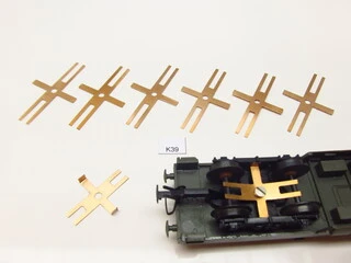 K39, Kontakty KaModel pro osvětlení vozů HO/TT, 6ks