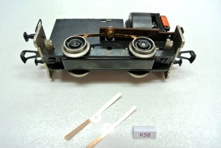 K58, Sada kontaktů KaModel pro lokomotivy HO PIKO, Gutzold BN 150 (starší), 2ks