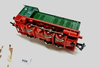 K84, Sada kontaktů KaModel pro dieselovou lokomotivu TT TILLIG V 36 (apod.), 2ks