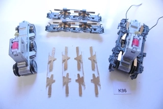 K96, Sada kontaktů KaModel pro lokomotivu TT Roco BR 120 „Sergej“, 4ks