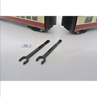 T8B, KaModel Spojka krátká, pro BR VT 11.5 ROCO HO, 2ks