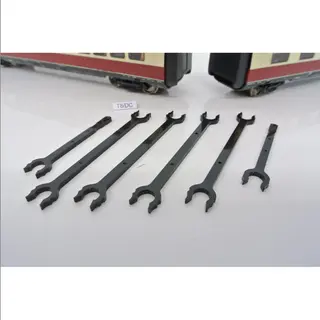 T8/DC, Sada spojek KaModel, pro BR VT 11.5 ROCO HO, stejnosměrný proud, 6ks