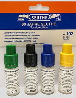 Sada roztoků pro generátory kouře, 4x10ml, s vůněmi / SEUTHE SE102 