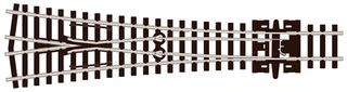 SL-E397 PECO - symetrická výhybka, úhel rozevření 8°, R 762 mm, d. 127 mm