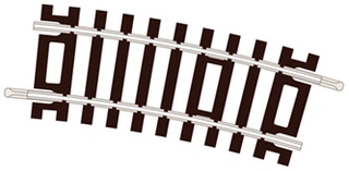 ST-222 PECO - oblouková kolej R=371mm, 11,25°(32ks do kruhu)