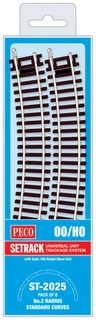ST-2025 PECO - oblouková kolej R=438mm, 22,5°(8 x ST 225)