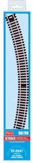 ST-2031 PECO - oblouková kolej R=496mm, 45° (4 x ST 231)