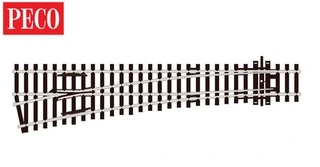 SL-96 PECO - L výhybka, střední poloměr odb., 12°, R 914 mm, délka 219 mm
