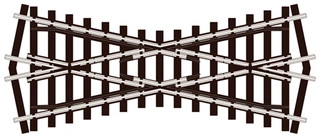 SL-E193 PECO - křižovatka 24°, délka 127 mm