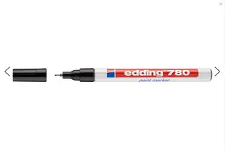 Edding 780 -  lakový popisovač - černá